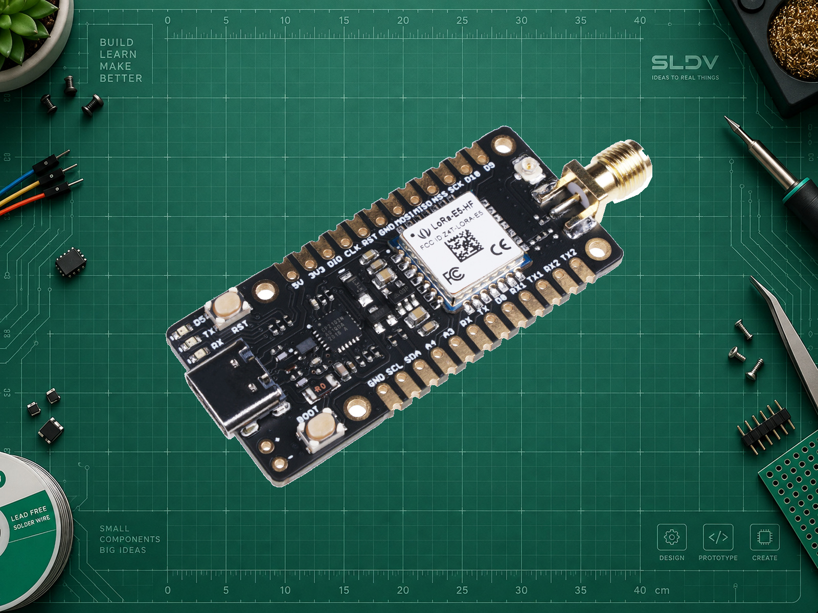 Seeed Wio-E5 mini — реальная плата целиком