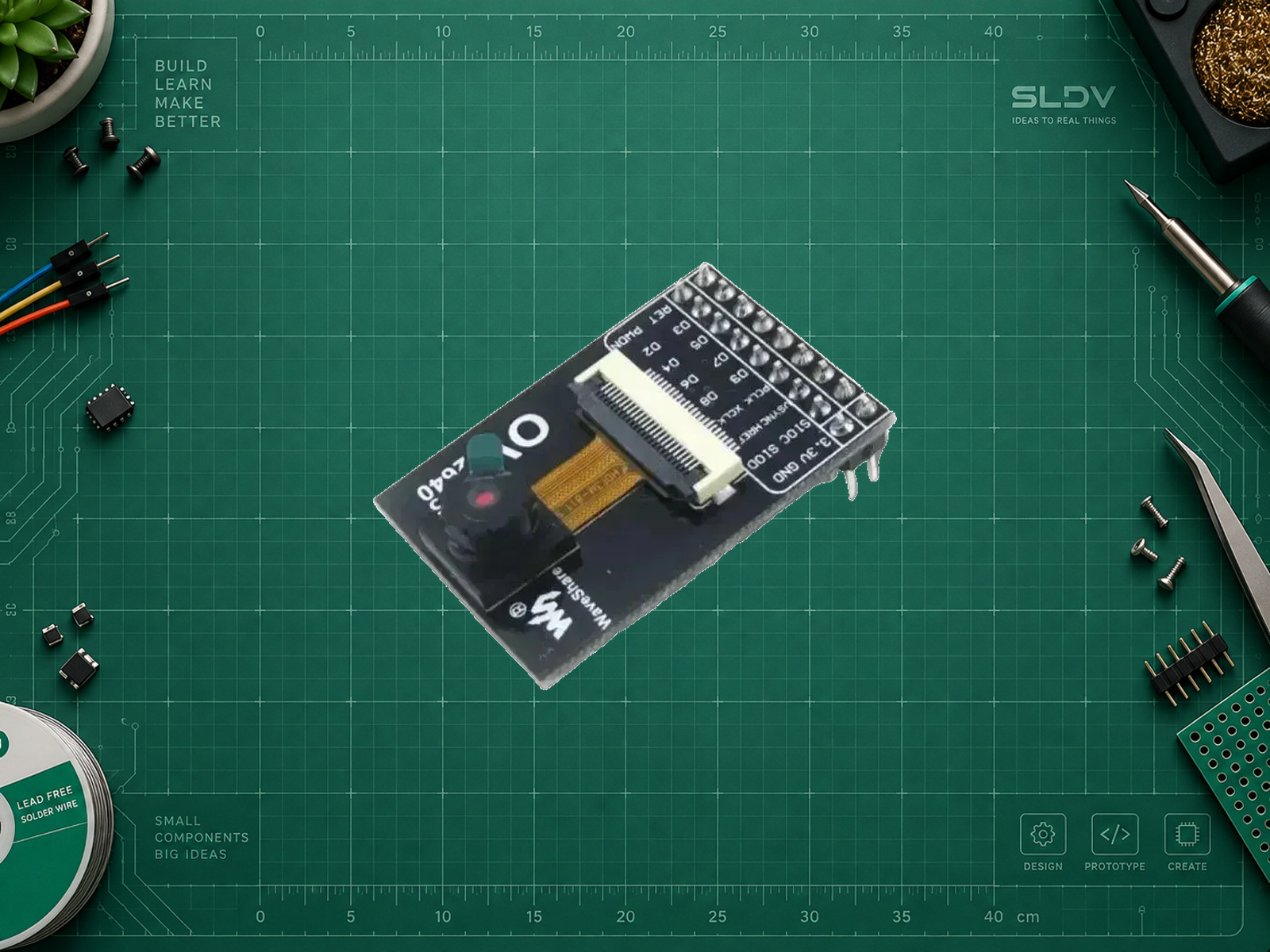 Waveshare OV2640 Camera Board 8532, отдельная плата камеры