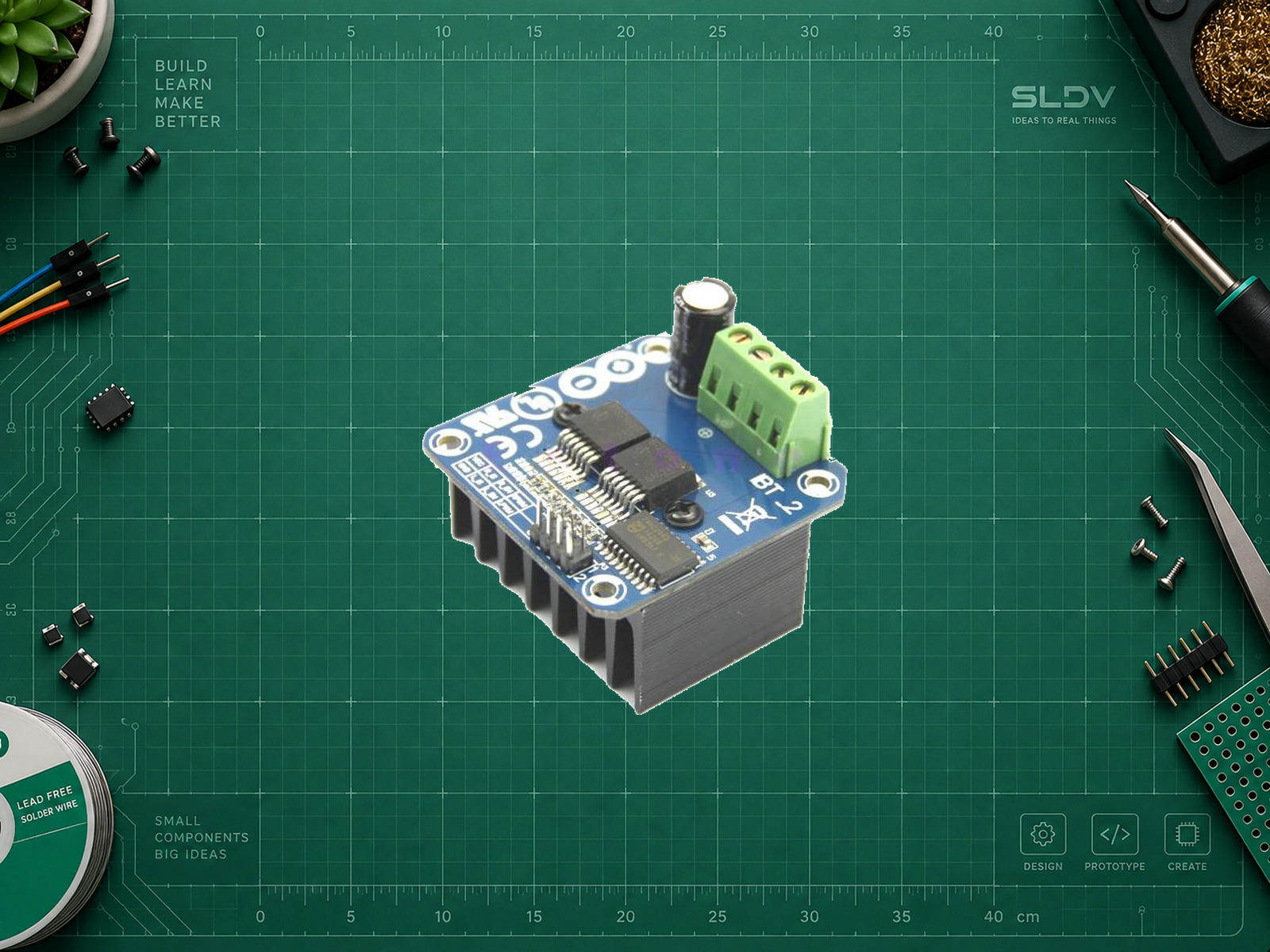 Handson DRV-1012, модуль BTS7960 или IBT-2