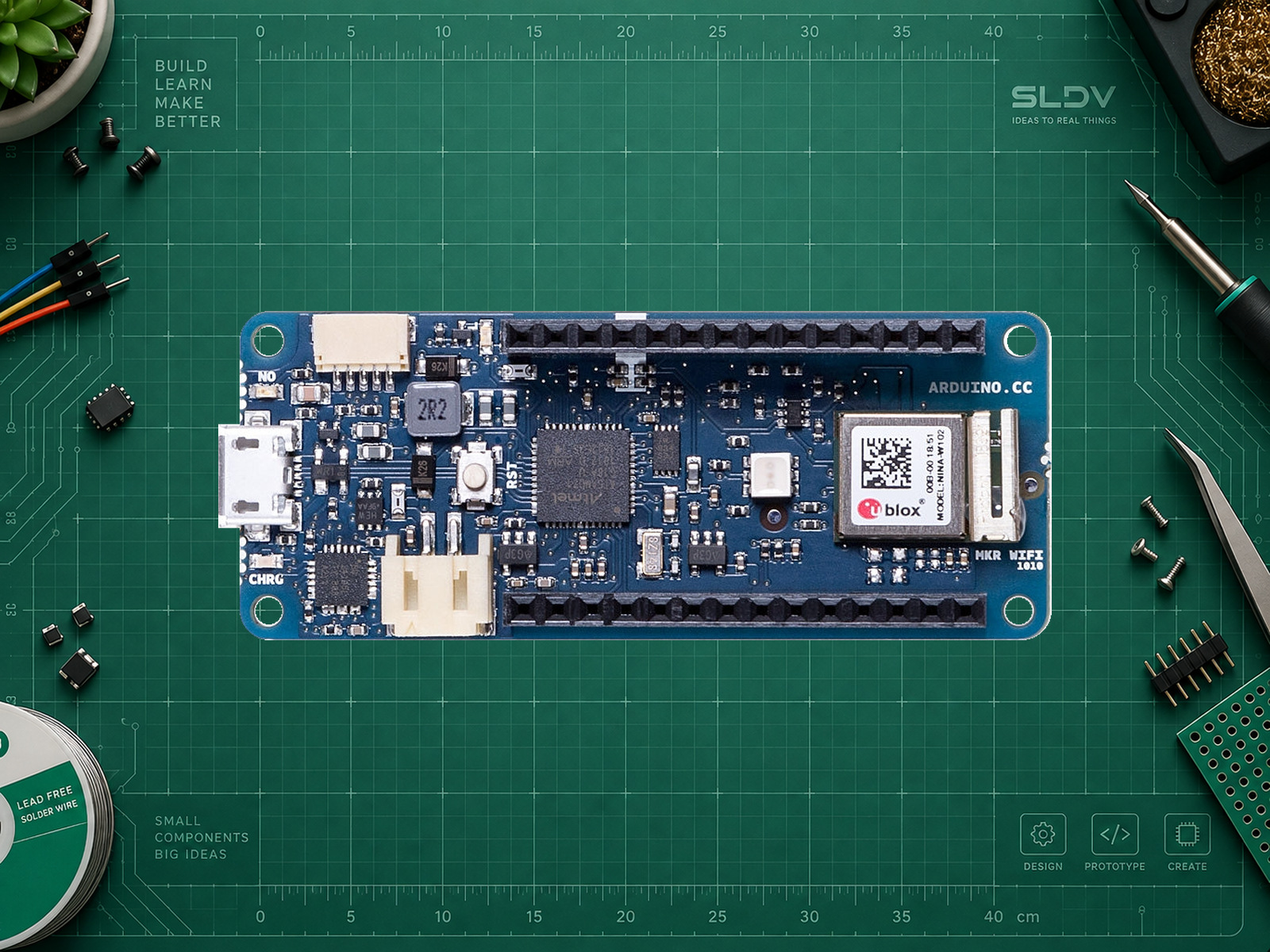 Arduino MKR WiFi 1010 — реальная плата Arduino целиком
