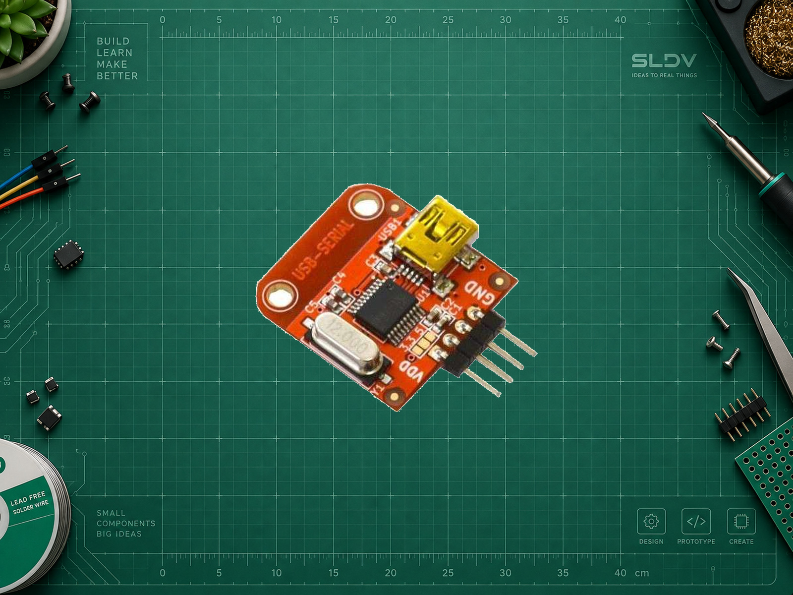 Olimex BB-CH340T Rev.A с разъёмом mini-USB