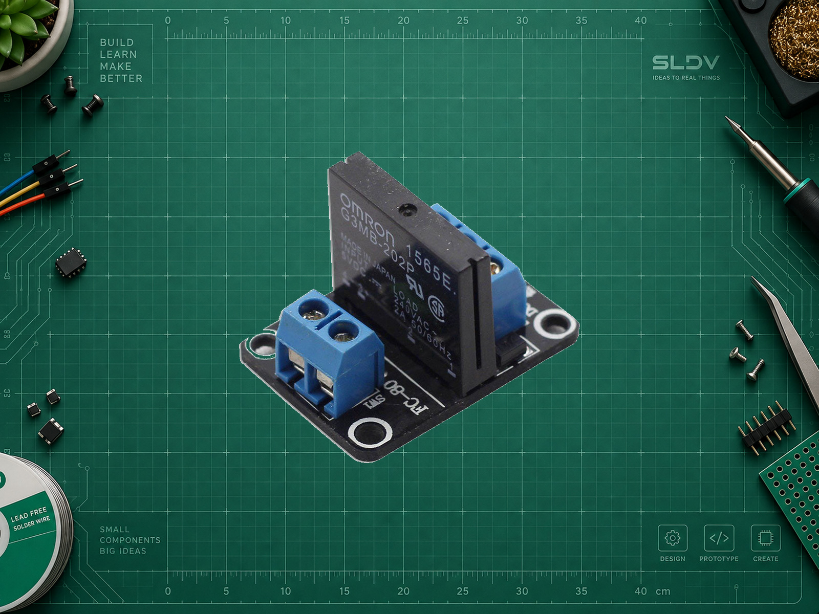 SunFounder ST0102, твердотельное AC-реле с DC-управлением