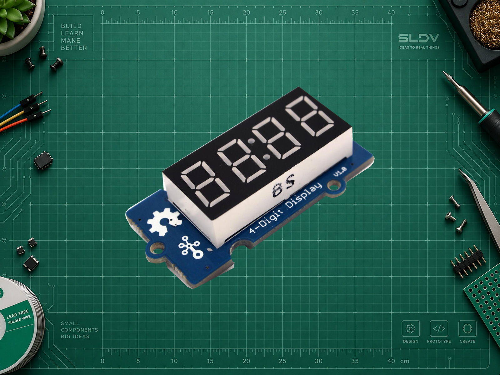 Seeed Studio Grove 4-Digit Display V1.0 на TM1637
