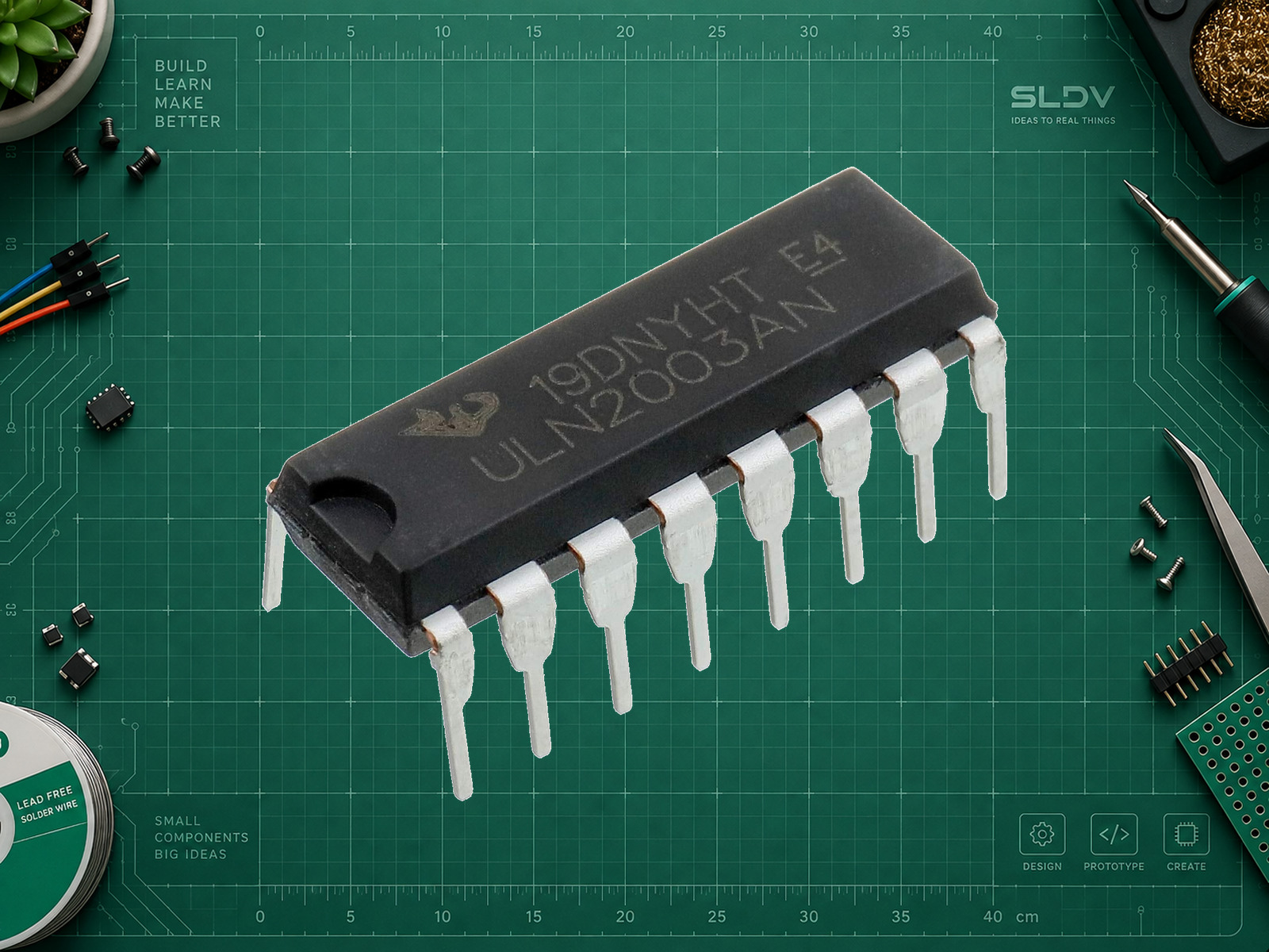 Texas Instruments ULN2003AN в корпусе DIP-16