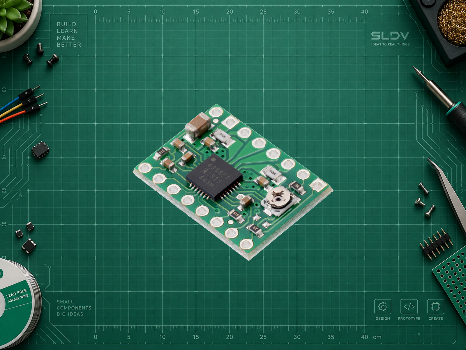 Pololu 1182 A4988 Stepper Driver Carrier, Rsense 0,068 Ом