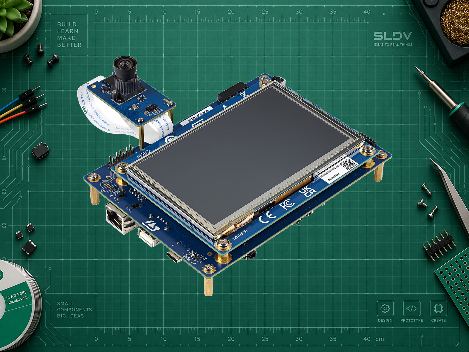 STM32N6570-DK — реальная плата целиком