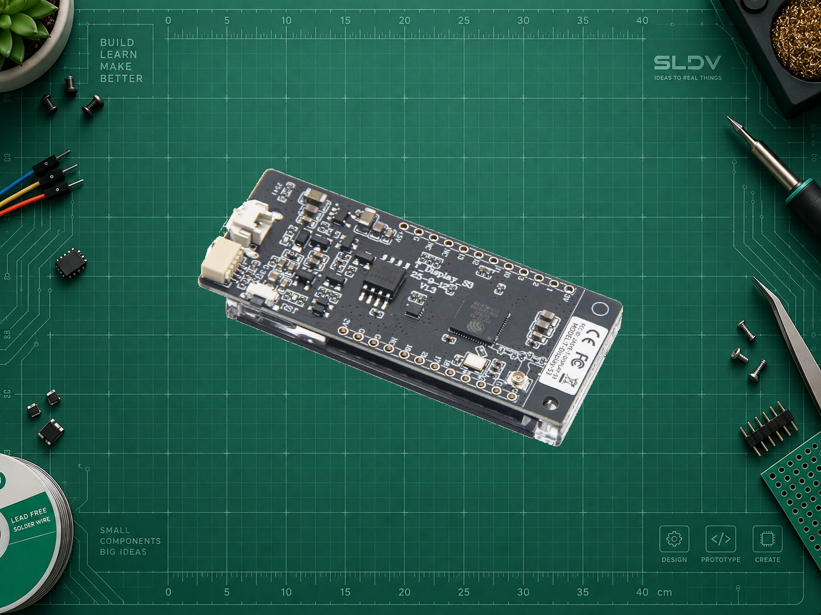 LILYGO T-Display S3 v1.3, 1,9″ без сенсора — 16 МБ Flash / 8 МБ PSRAM; фото платы из проверенного источника.