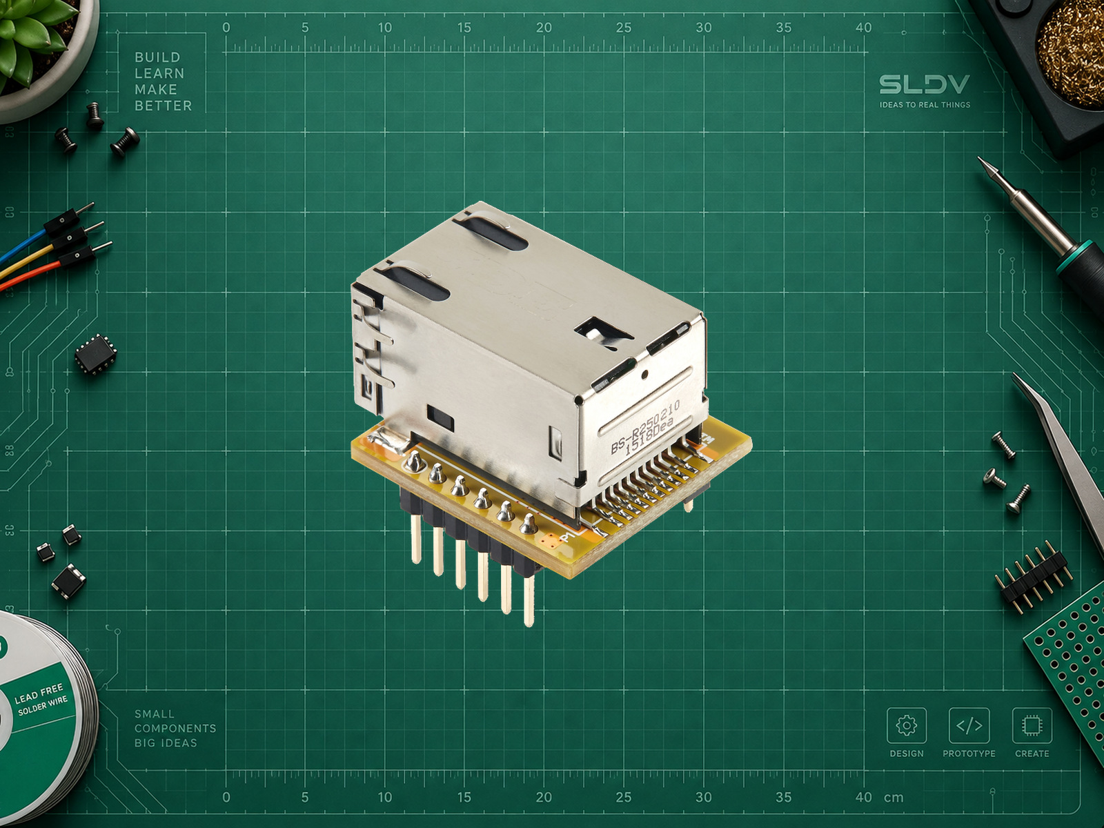 WIZnet WIZ850io с W5500 и разъёмом RJ45